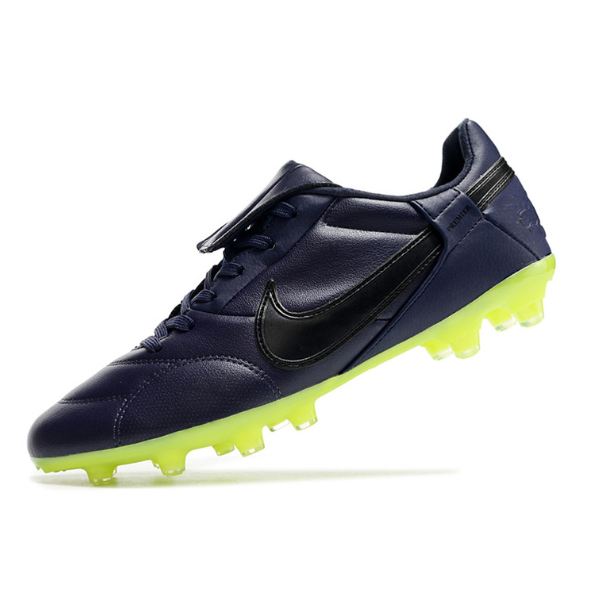 Chuteira Campo Nike Premier 3 FG Azul e Verde - VENI Futebol