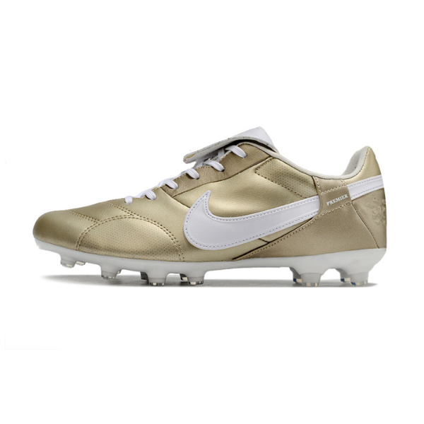 Chuteira Campo Nike Premier 3 FG Dourada - VENI Futebol