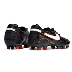 Nike Tiempo R10 Legend Elite Black Red and White Firm Ground FG Football Boot