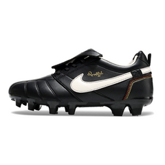Nike Tiempo R10 Legend Elite Black and White Firm Ground FG Football Boot