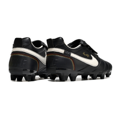 Nike Tiempo R10 Legend Elite Black and White Firm Ground FG Football Boot