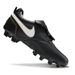Nike Tiempo R10 Legend Elite Black and White Firm Ground FG Football Boot