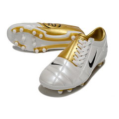 Nike Total 90 III White and Gold Firm Ground FG Football Boot