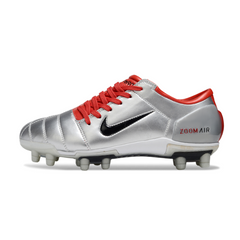Nike Total 90 III Gray and Red Firm Ground FG Football Boot