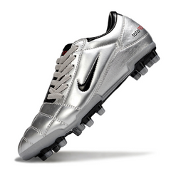 Nike Total 90 III Silver and Black Firm Ground FG Football Boot