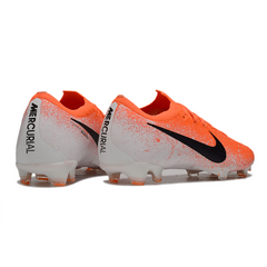 Nike Air Zoom Mercurial Vapor 12 Elite Orange and White Firm Ground FG Football Boot