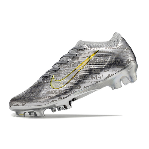 Chuteira Campo Nike Zoom Mercurial Vapor 15 Elite FG Prata - VENI Futebol