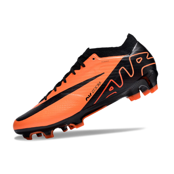 Chuteira Campo Nike Zoom Mercurial Vapor 15 Elite FG Laranja e Preta - VENI Futebol