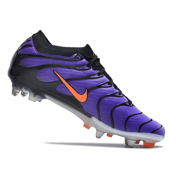 Chuteira Campo Nike Zoom Mercurial Vapor 15 Air Max Plus SG Ponta de Aluminio Mbappe TN Pack - VENI Futebol