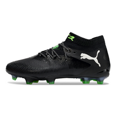 Scarpa da calcio Puma Future 8 Eclipse Pack nera e gialla per terreni compatti FG