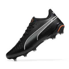 Chuteira Campo Puma King Ultimate FG Preta e Laranja - VENI Futebol