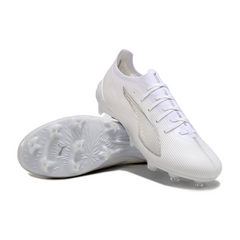 Botas de fútbol Puma Ultra 5 Carbon Whiteout Pack para terreno firme FG