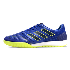 Scarpa da calcio da interno Adidas Competition Top IC blu e verde