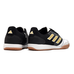 Scarpa da calcio da futsal Adidas Competition Top IC bianca, nera e gialla