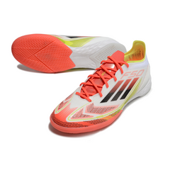 Scarpa da calcio da interno Adidas F50 Elite IC Pure Victory Pack nera e bianca
