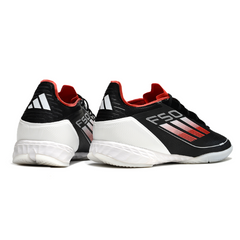 Scarpa da calcio indoor Adidas F50 Elite nera rossa e bianca IC