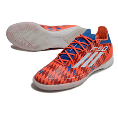 Scarpa da calcio da interno Adidas F50 Elite IC Raumdeuter Pack nera e bianca