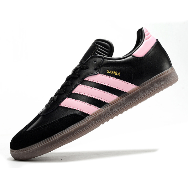 Chuteira Futsal Adidas Samba Classic Messi Inter de Miami Preta e Rosa Pack - VENI Futebol