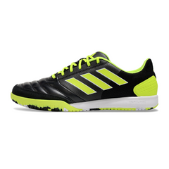 Scarpa da calcio da interno Adidas Competition Top nera e verde IC