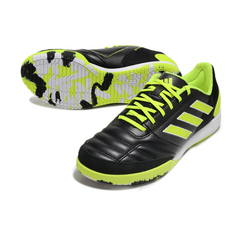 Scarpa da calcio da interno Adidas Competition Top nera e verde IC
