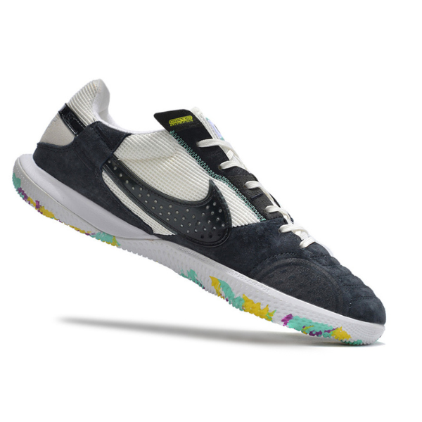 Chuteira Futsal Nike Streetgato IC Preta, Branca e Colorida - VENI Futebol