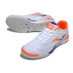 Joma Regate Rebound White Orange and Blue Indoor IC Football Boot