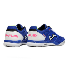 Scarpa da calcio indoor Joma Top Flex Rebound blu e bianca IC