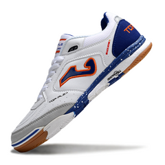 Scarpa da calcio indoor Joma Top Flex Rebound bianca e blu IC