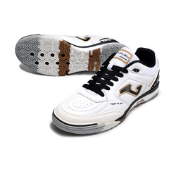 Scarpa da calcio indoor Joma Top Flex Rebound bianca e nera