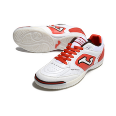 Joma Top Flex 24 IC White and Red Futsal Football Boot