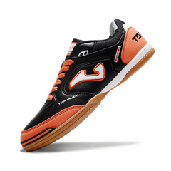 Bota de fútbol sala Joma Top Flex 24 IC negra y naranja