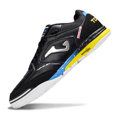 Scarpa da calcio indoor Joma Top Flex Rebound nera, blu e gialla