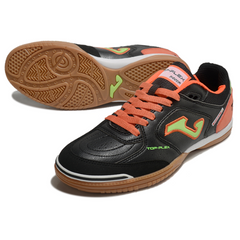 Bota de fútbol sala Joma Top Flex 24 IC negra y naranja