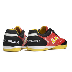 Joma Top Flex 24 IC Black Red and Yellow Indoor IC Football Boot