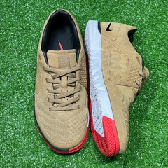 Chuteira Futsal Nike5 Street Gato IC Marrom Tamanho 37