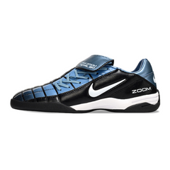 Botas de fútbol sala Nike Air Zoom Total 90 III IC negras y azules
