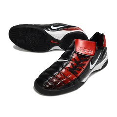 Nike Air Zoom Total 90 III Black and Red Indoor IC Football Boot