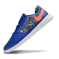 Scarpa da calcio Nike Lunar Gato II blu e oro Indoor IC