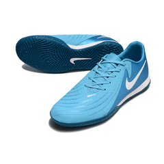 Botas de fútbol sala Nike Phantom GX2 Academy Mad Ambition Pack azules y blancas