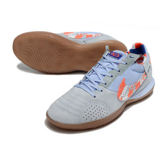Chuteira Futsal Nike Streetgato IC Cinza, Roxa e Laranja - VENI Futebol