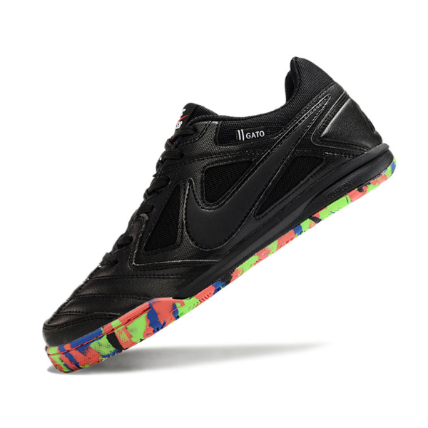 Chuteira Futsal Nike SB Gato X Supreme IC Preta e Colorida - VENI Futebol