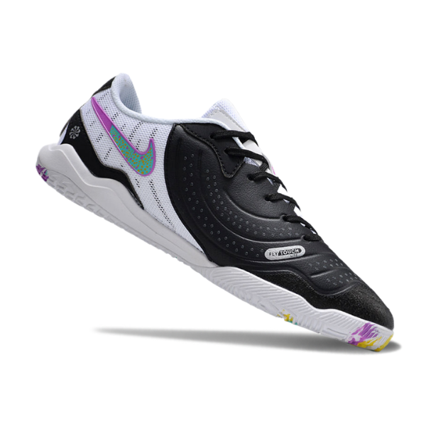 Chuteira Futsal Nike Tiempo 10 Legend Academy IC Branca e Preta - VENI Futebol