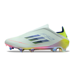 Botas de fútbol Adidas F50 Elite sin cordones Stellar Icon Pack Firm Ground FG para niños