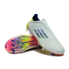 Botas de fútbol Adidas F50 Elite sin cordones Stellar Icon Pack Firm Ground FG para niños
