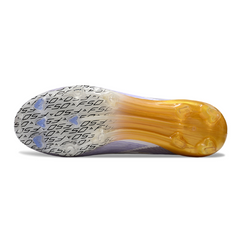 Adidas F50 Elite Laceless White Black and Gold Firm Ground FG Kids Football Boot