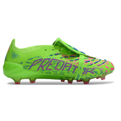 Botas de fútbol Adidas Predator 25 Elite Tongue Mystic Victory Pack para niños, para terreno firme (FG).