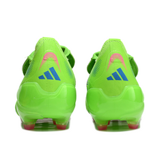 Botas de fútbol Adidas Predator 25 Elite Tongue Mystic Victory Pack para niños, para terreno firme (FG).