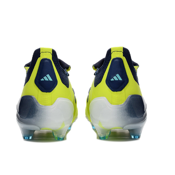 Chuteira Infantil Campo Adidas Predator 30 Elite Com Lingua FG Amarela e Azul - VENI Futebol