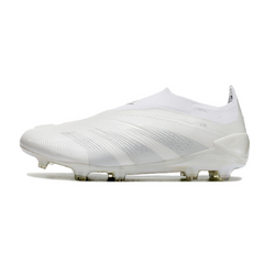 Chuteira Infantil Campo Adidas Predator 30 Elite Sem Cadarço FG Pearlized Pack - VENI Futebol