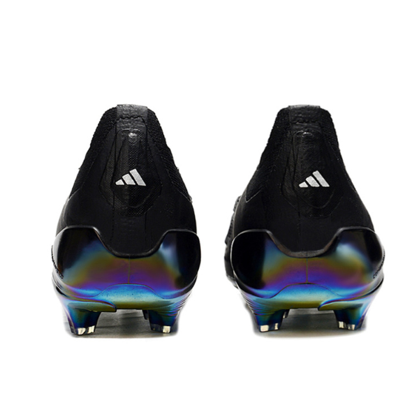 Chuteira Infantil Campo Adidas Predator 30 Elite Sem Cadarço FG Preta e Branca - VENI Futebol